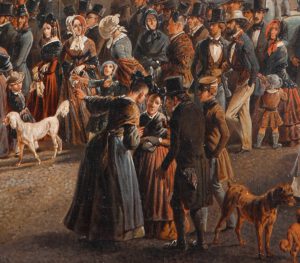 Gemäldeausschnitt mit Brodhag, April 1848, Foto: C. Hoécker